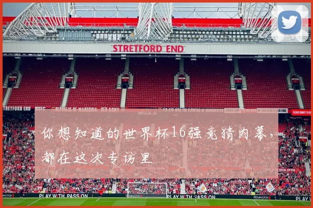 你想知道的世界杯16强竞猜内幕,都在这次专访里