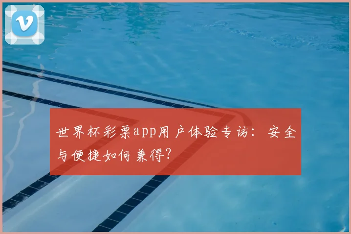 世界杯彩票app用户体验专访：安全与便捷如何兼得？